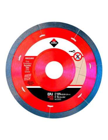Disco Diamantado Cpj Superpro Ø125 x 1,4 x 22,2 mm RUBI