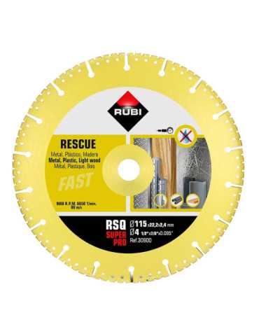 Disco Diamantado Rsq Superpro Ø115 x 4 x 22,2 mm RUBI