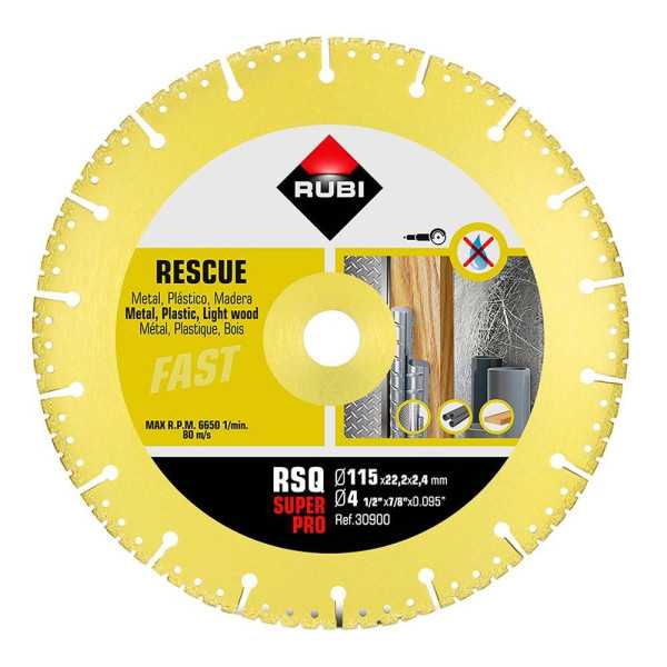 Disco Diamantado Rsq Superpro Ø115 x 4 x 22,2 mm RUBI