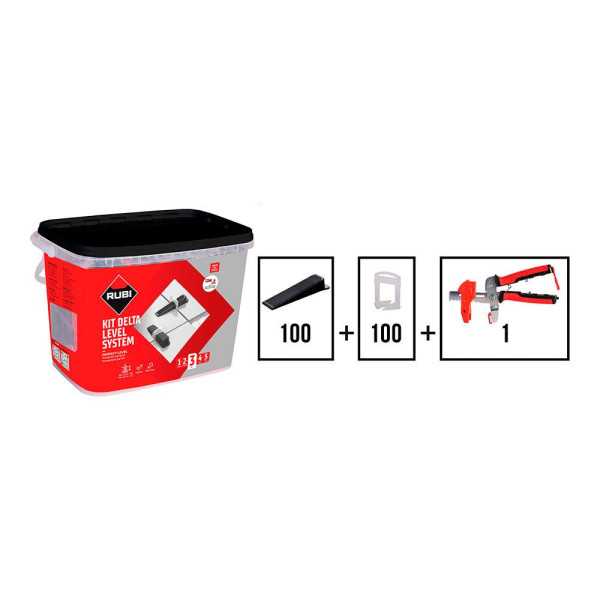 Kit Delta Level System 1 mm (3-12 mm) RUBI