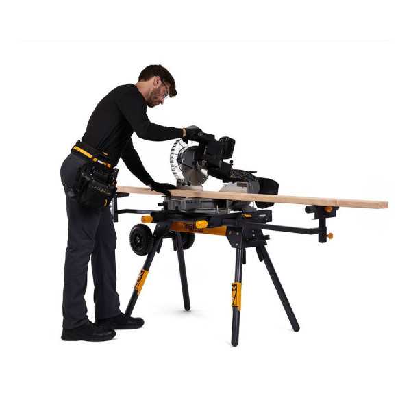 Soporte Universal con Ruedas para Ingletadora, 195 cm TOUGHBUILT