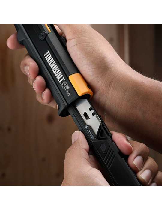 Cúter Recargable con 5 + 5 Hojas TOUGHBUILT