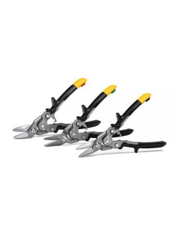Tijeras Cortachapa, Corte Izquierdas, Derechas y Recto, Juego de 3 Piezas TOUGHBUILT