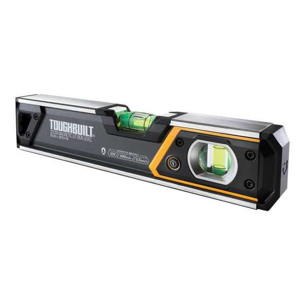 Nivel Magnético Tubular, con Burbuja Iluminada, 23 cm TOUGHBUILT