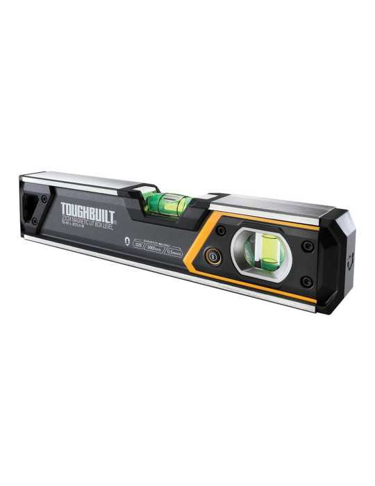Nivel Magnético Tubular, con Burbuja Iluminada, 23 cm TOUGHBUILT