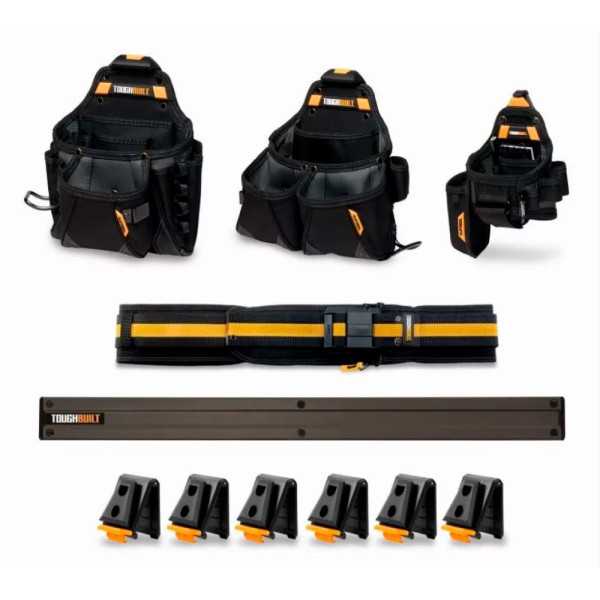 Organizador de Herramientas Pared & Furgoneta, Set 11 Piezas TOUGHBUILT