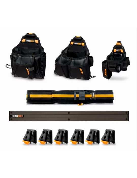 Organizador de Herramientas Pared & Furgoneta, Set 11 Piezas TOUGHBUILT