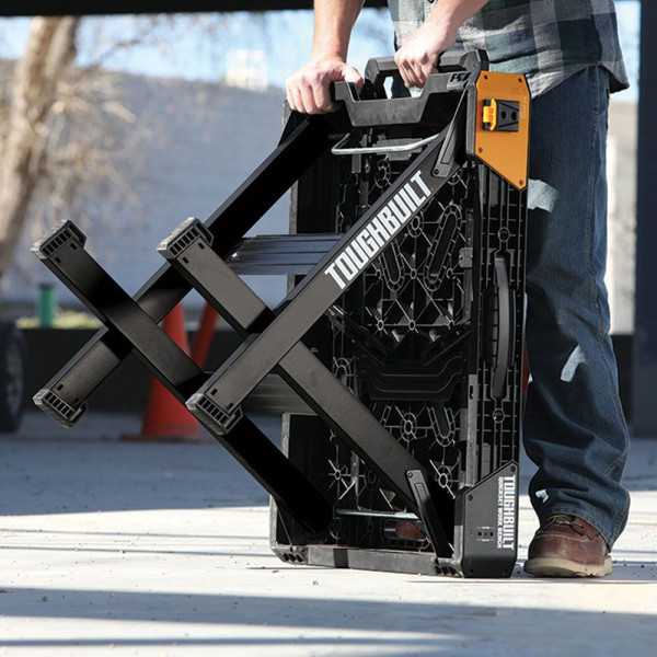 Banco de Trabajo de Montaje Rápido, 63x101x78,7cm TOUGHBUILT