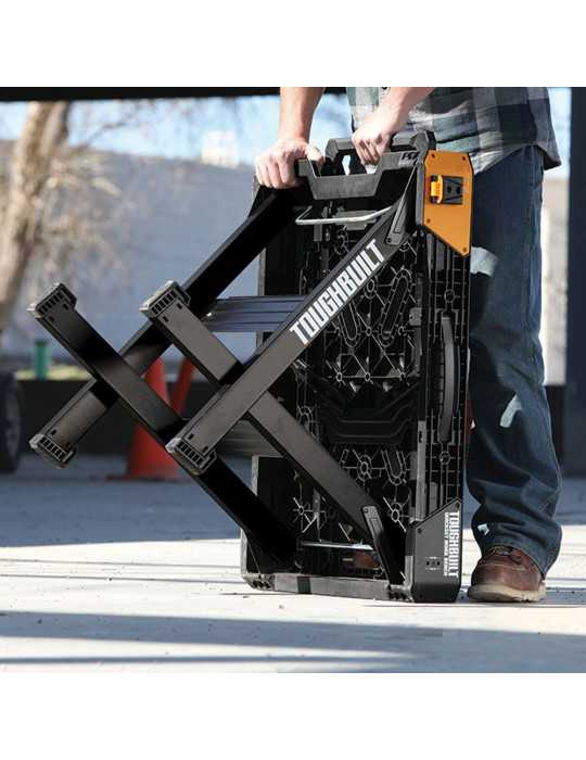 Banco de Trabajo de Montaje Rápido, 63x101x78,7cm TOUGHBUILT