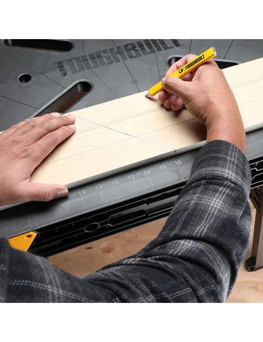 Banco de Trabajo de Montaje Rápido, 63x101x78,7cm TOUGHBUILT