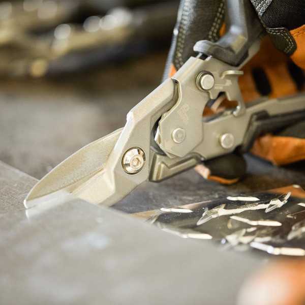 Tijeras de Aviación para Cortachapa, Corte Recto TOUGHBUILT