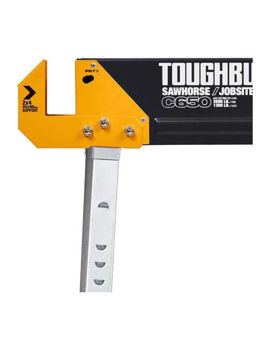 Caballetes Portátiles / Mesa de Trabajo, C650, 2 uds TOUGHBUILT