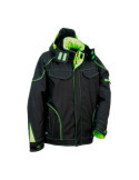 Cazadora Softshell Tecka Negro Lime Talla 56 COFRA