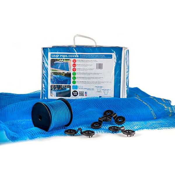 Malla para Piscina Leaf Pool Cover 6 x 6 m FUN AND GO