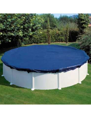 Cubierta Piscina Redonda de Acero Ø440 cm GRE