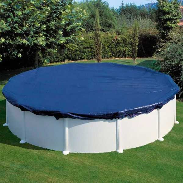 Cubierta Piscina Redonda de Acero Ø440 cm GRE