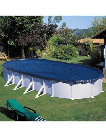 Cubierta Piscina Ovalada de Acero 610 x 410 cm GRE