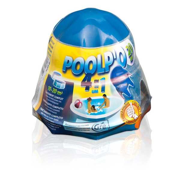 Tratamiento para Piscinas Desmontables Poolp'o 10 - 20 m³ de 500 g GRE