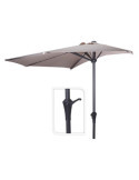 Media Sombrilla Taupe, Ø270 cm BASICS