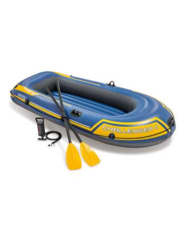 Barca Challenger con 2 Remos, 236 x 114 x 41 cm INTEX