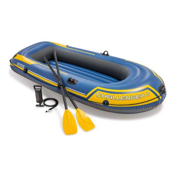Barca Challenger con 2 Remos, 236 x 114 x 41 cm INTEX