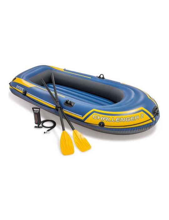 Barca Challenger con 2 Remos, 236 x 114 x 41 cm INTEX