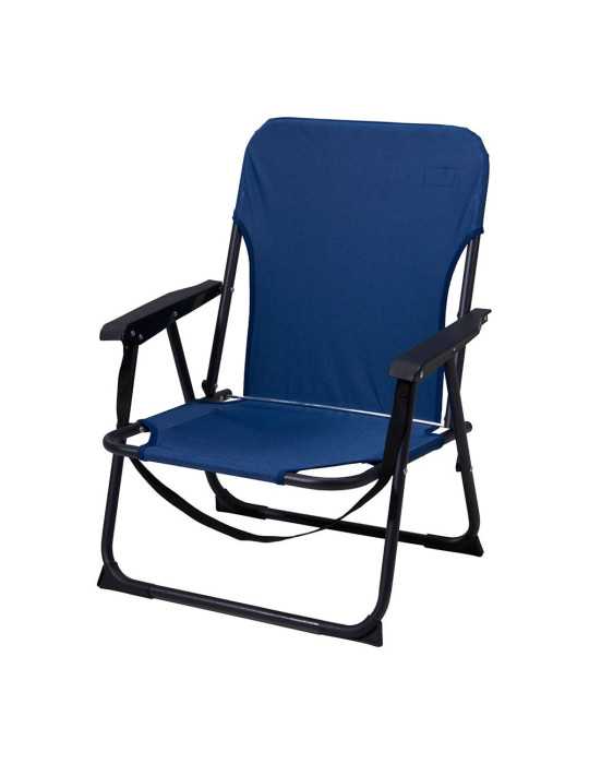 Silla Plegable Azul, 52 x 54 x 26/66 cm REDCLIFFS