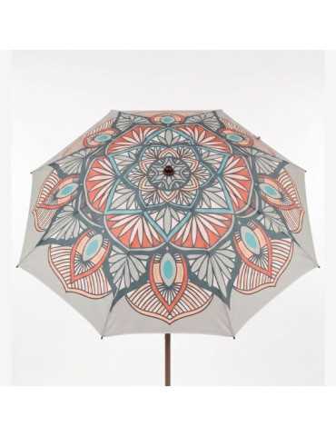 Sombrilla de Playa, Diseño Mandala, Modelos Variados, Ø180 x 215 cm BASICS