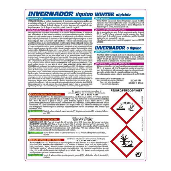 Invernador Líquido, Garrafa 5 L PQS
