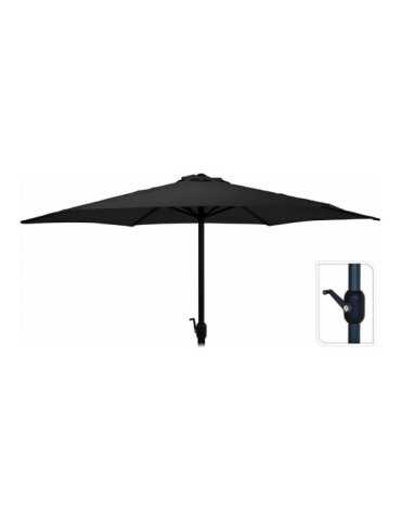 Parasol para Jardín, Negro, Ø300 x 248 cm BASICS