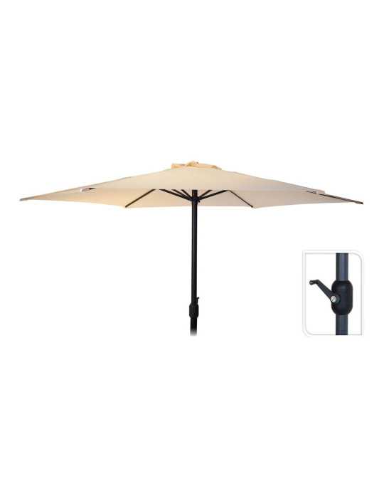 Parasol para Jardín, Crema, Ø300 x 248 cm BASICS