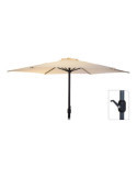 Parasol para Jardín, Crema, Ø300 x 248 cm BASICS