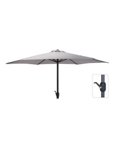 Parasol para Jardín, Gris Claro, Ø300 x 248 cm