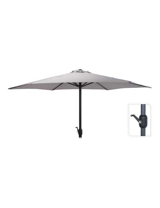 Parasol para Jardín, Gris Claro, Ø300 x 248 cm