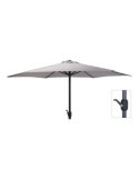 Parasol para Jardín, Gris Claro, Ø300 x 248 cm