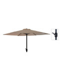 Parasol para Jardín, Taupe, Ø300 x 248 cm