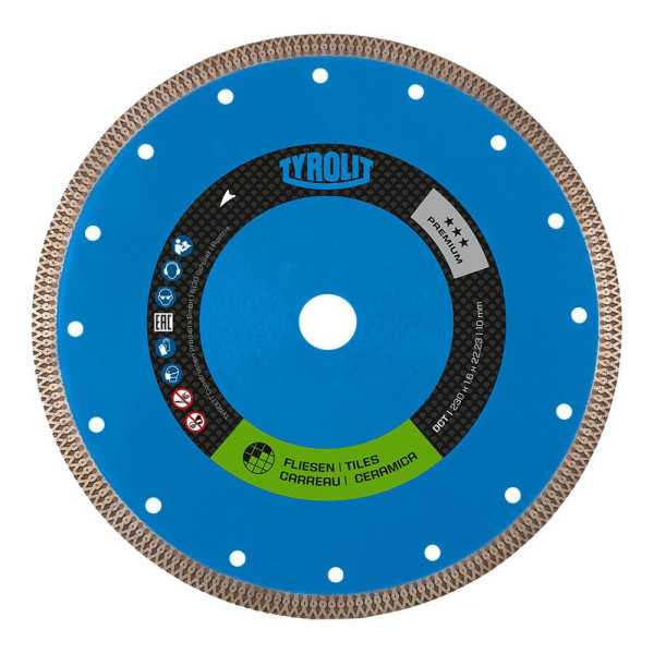 Disco Diamantado Continuo 1A1R Dct Ø115 x 1,2 x 22,23 mm TYROLIT