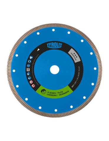 Disco Diamantado Continuo 1A1R Dct Ø125 x 1,2 x 22,23 mm TYROLIT