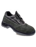 Zapatos de Seguridad Piel Serraje Perforada Gris Oscuro S1P SRC Talla 46 BLACKLEATHER