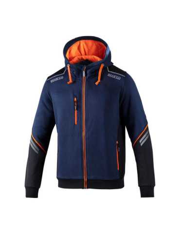Sudadera Tech Ndis Hooded Full Zip Talla S Bm/Af 02414BMAF1S SPARCO