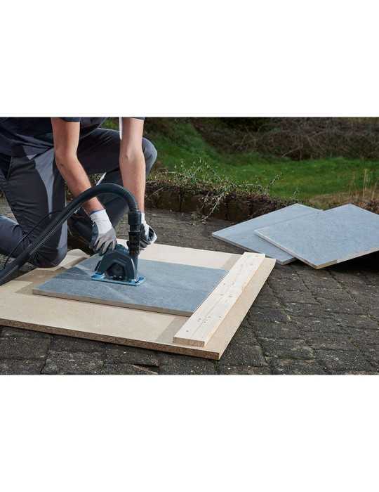 Soporte Guía de Aspiración de Polvo y Guía para Amoladora Angular WOLFCRAFT