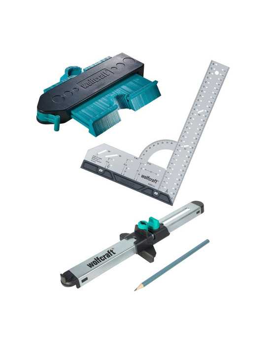 Set para Suelos Perfectos Ajuste de Suelos Laminados y de Diseño WOLFCRAFT