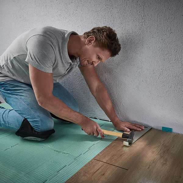 Set para Suelos Perfectos Instalación de Suelos Laminados y de Diseño WOLFCRAFT