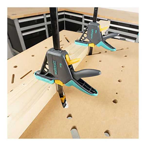 Sargento Monomanual 1 pulg Ehz Pro 100-700, Largo 100 mm WOLFCRAFT