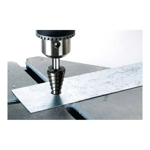 Broca Escalonada HSS de Ø4 - Ø20 mm WOLFCRAFT