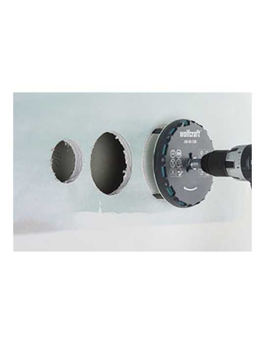 Sierra de Corona Ajustable Ah 45-130 Medidas: Ø45 - 130 mm WOLFCRAFT
