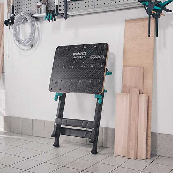Mesa de Trabajo y Sujeción Master 650 Ergo WOLFCRAFT