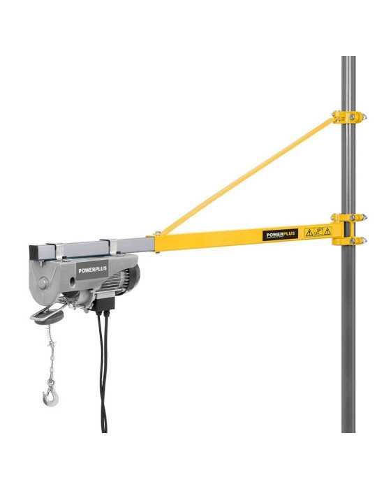 Brazo Soporte Pivotante para Polipasto 750-1150mm POWERPLUS