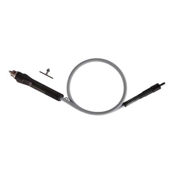 Eje Flexible con Portabrocas para Taladro Ø8 mm, Longitud 1300 mm WOLFCRAFT