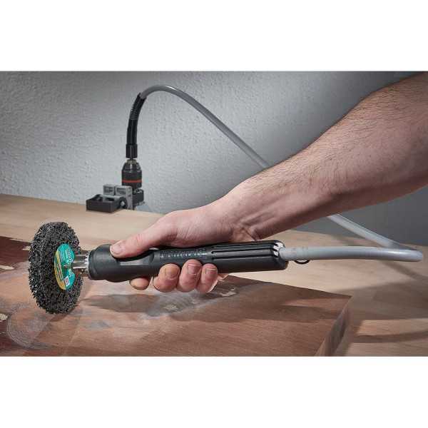 Eje Flexible con Portabrocas para Taladro Ø8 mm, Longitud 1300 mm WOLFCRAFT